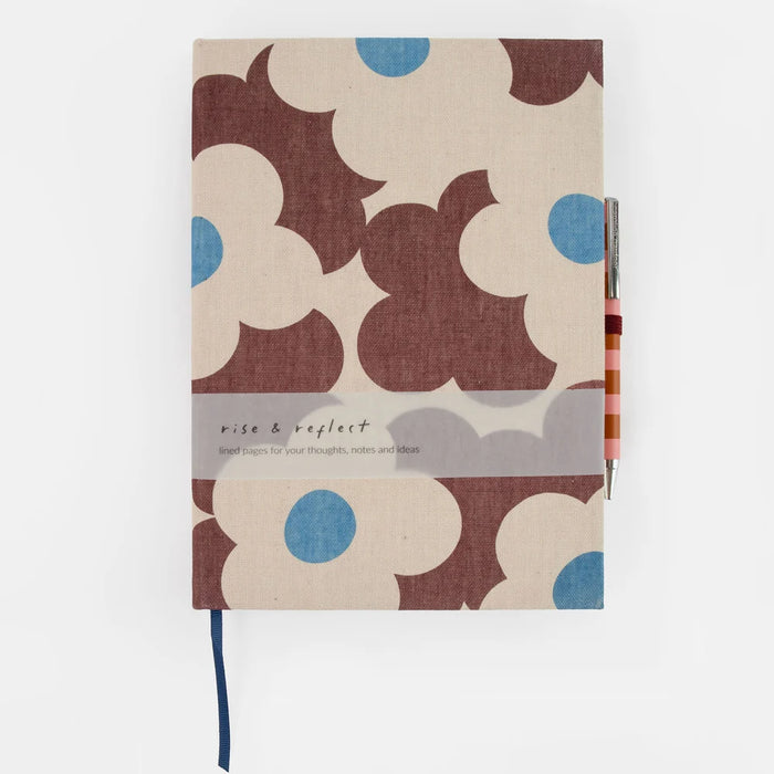 Caroline Gardner Wine Flower Casebound Notebook & Pen Set