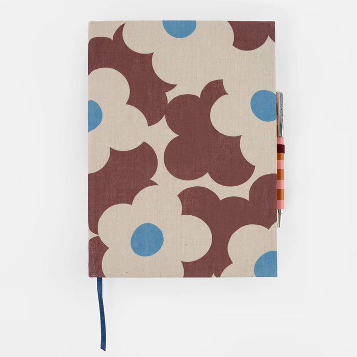 Caroline Gardner Wine Flower Casebound Notebook & Pen Set