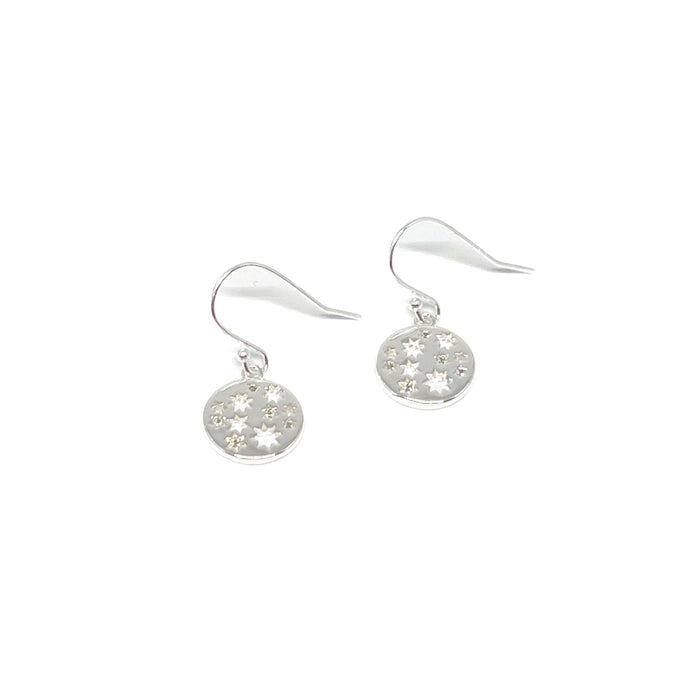 Clementine Catalina Disc Earrings - Silver