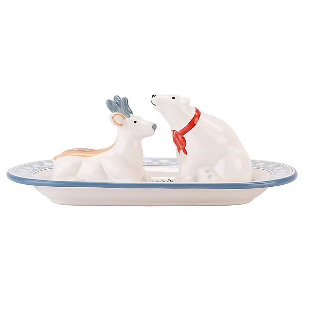 Cath Kidston Christmas Shaped Salt and Pepper Shaker Set