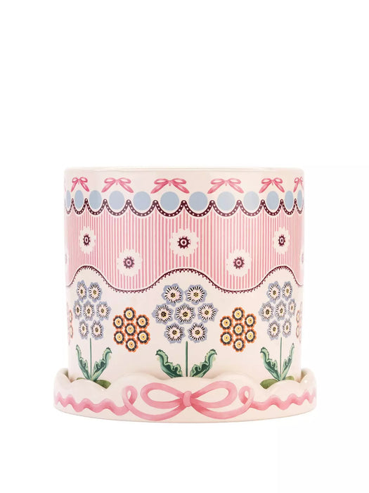 Cath Kidston Spitalfields Silk Plantpot With Tray