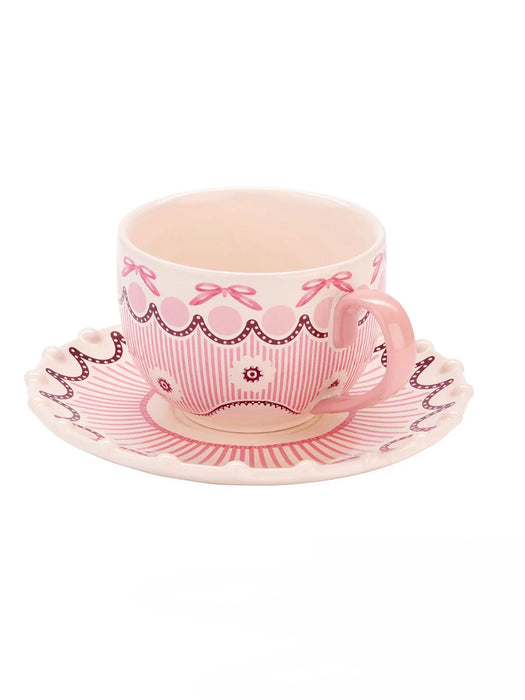 Cath Kidston Spitalfields Silk Teacup & Saucer