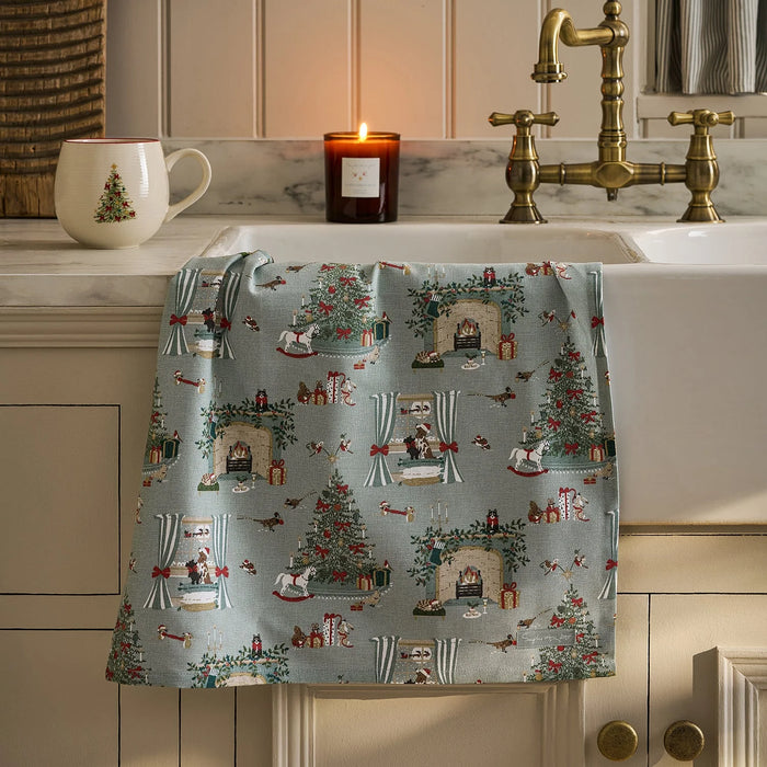 Sophie Allport Cosy Christmas Tea Towel