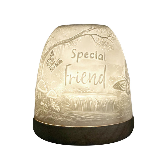 Cello Tall Tealight Dome Special Friend