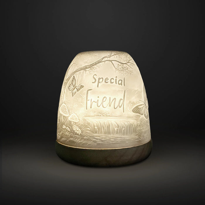 Cello Tall Tealight Dome Special Friend