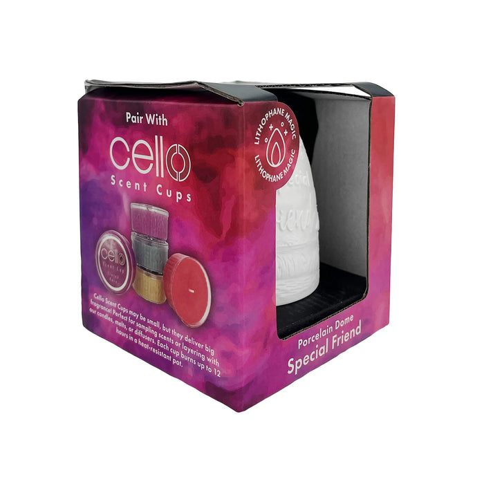 Cello Tall Tealight Dome Special Friend