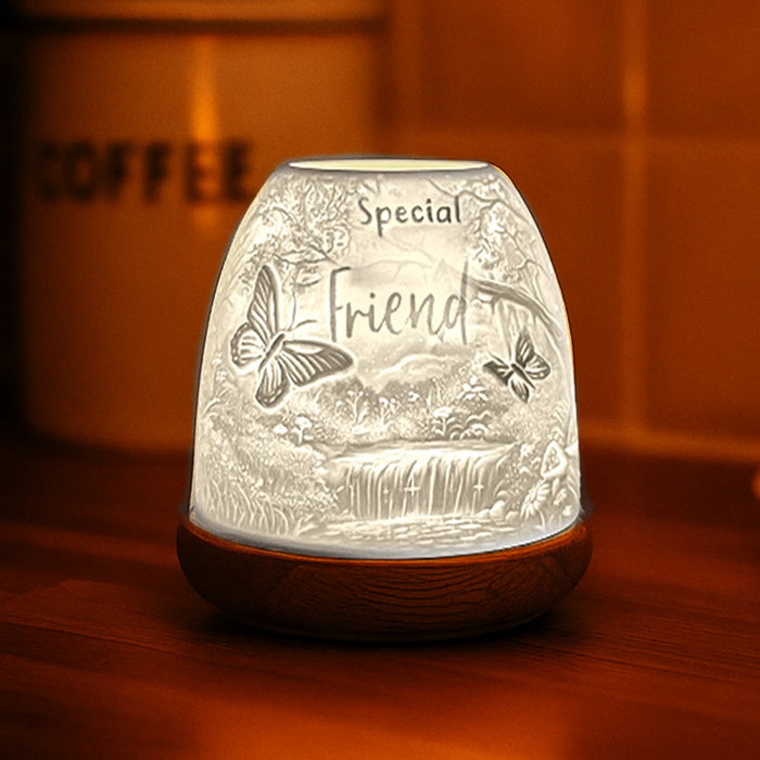 Cello Tall Tealight Dome Special Friend