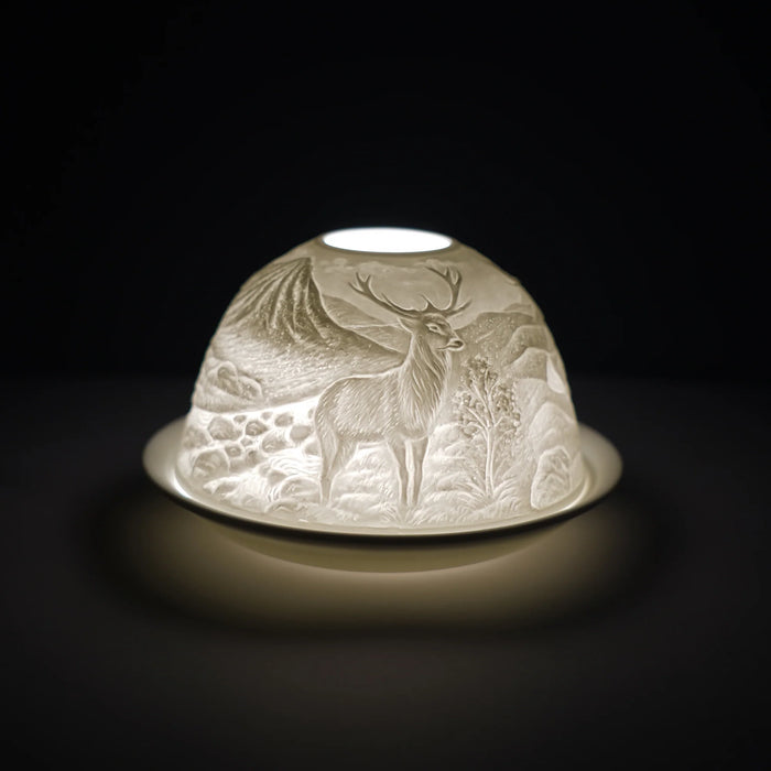 Cello World's Highland Stag Tealight Dome