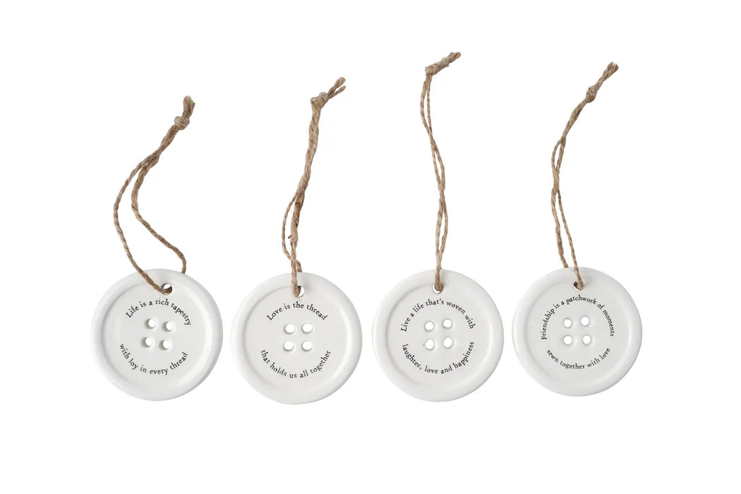 CGB Giftware Send With Love Button Hanger