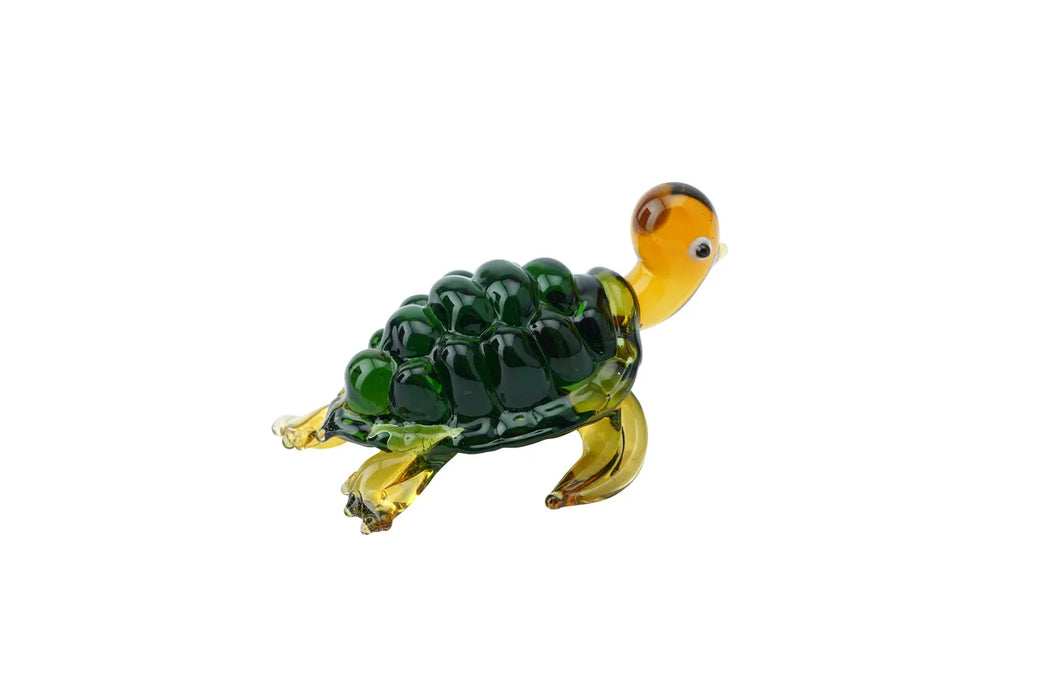 CGB Giftware Glass Green Turtle