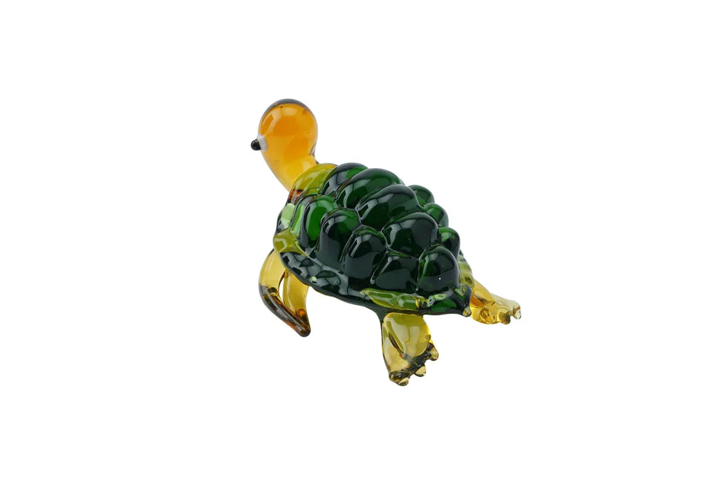 CGB Giftware Glass Green Turtle