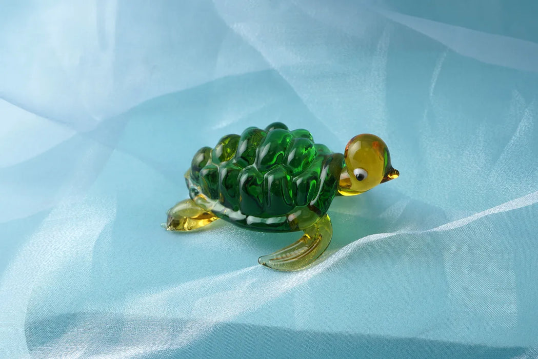 CGB Giftware Glass Green Turtle