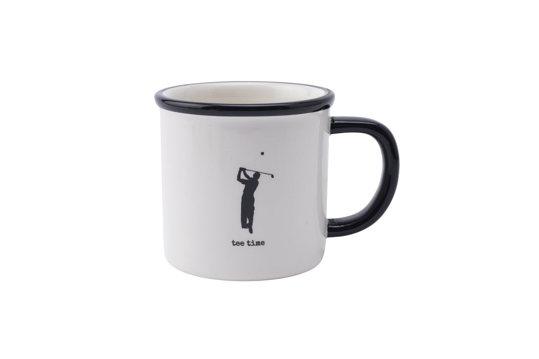 CGB Giftware Fairways Golfing Goods 'Tee Time' Stoneware Mug