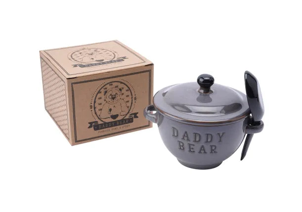 CGB Giftware Loft 'Daddy Bear' Porridge Bowl And Spoon