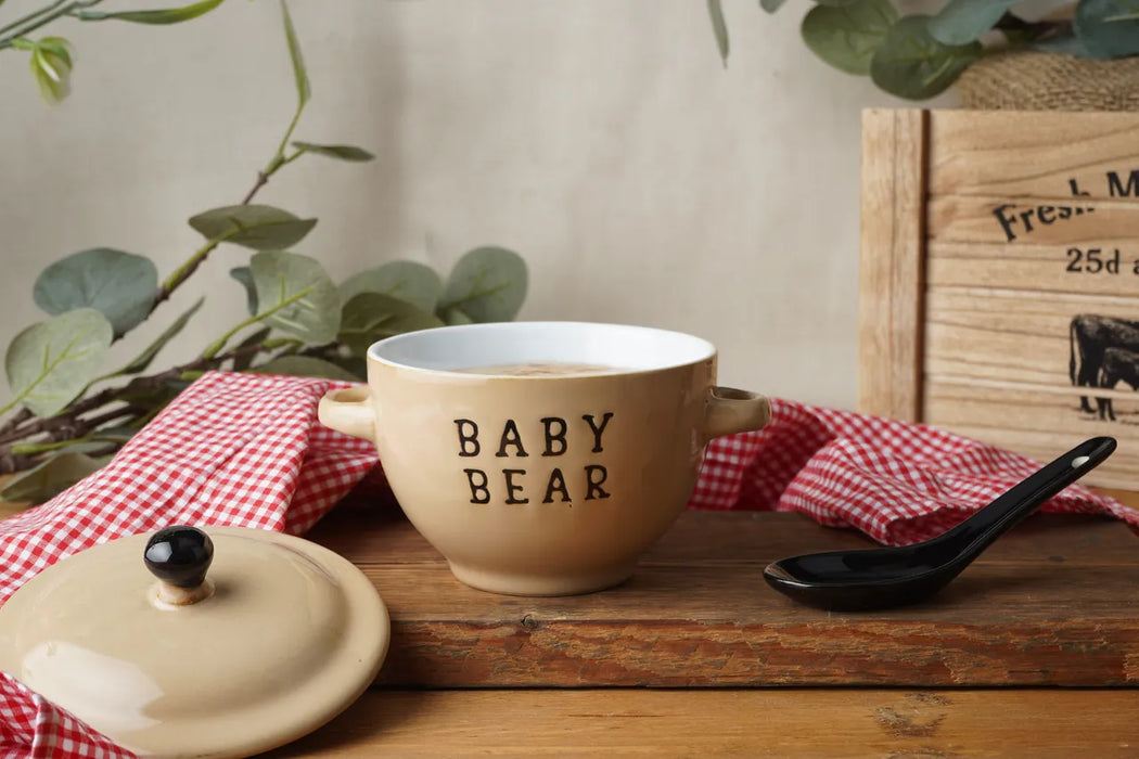 CGB Giftware Loft 'Baby Bear' Porridge Bowl And Spoon