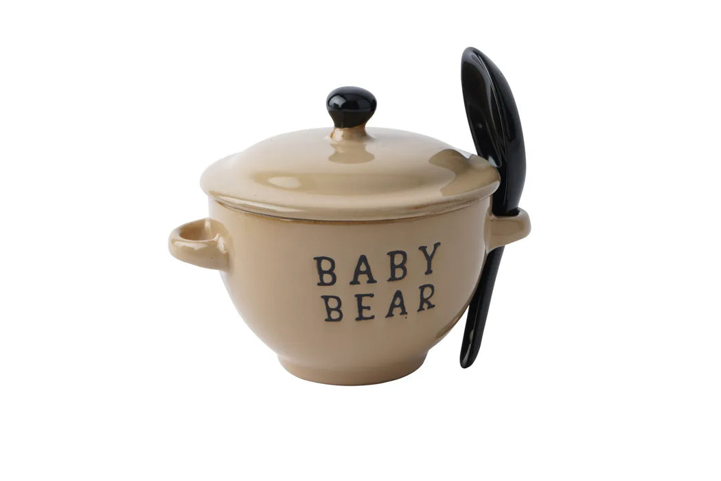 CGB Giftware Loft 'Baby Bear' Porridge Bowl And Spoon