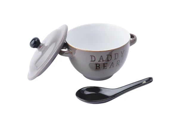 CGB Giftware Loft 'Daddy Bear' Porridge Bowl And Spoon