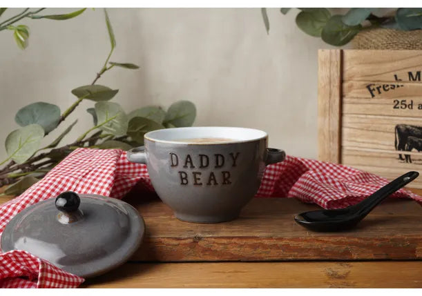CGB Giftware Loft 'Daddy Bear' Porridge Bowl And Spoon