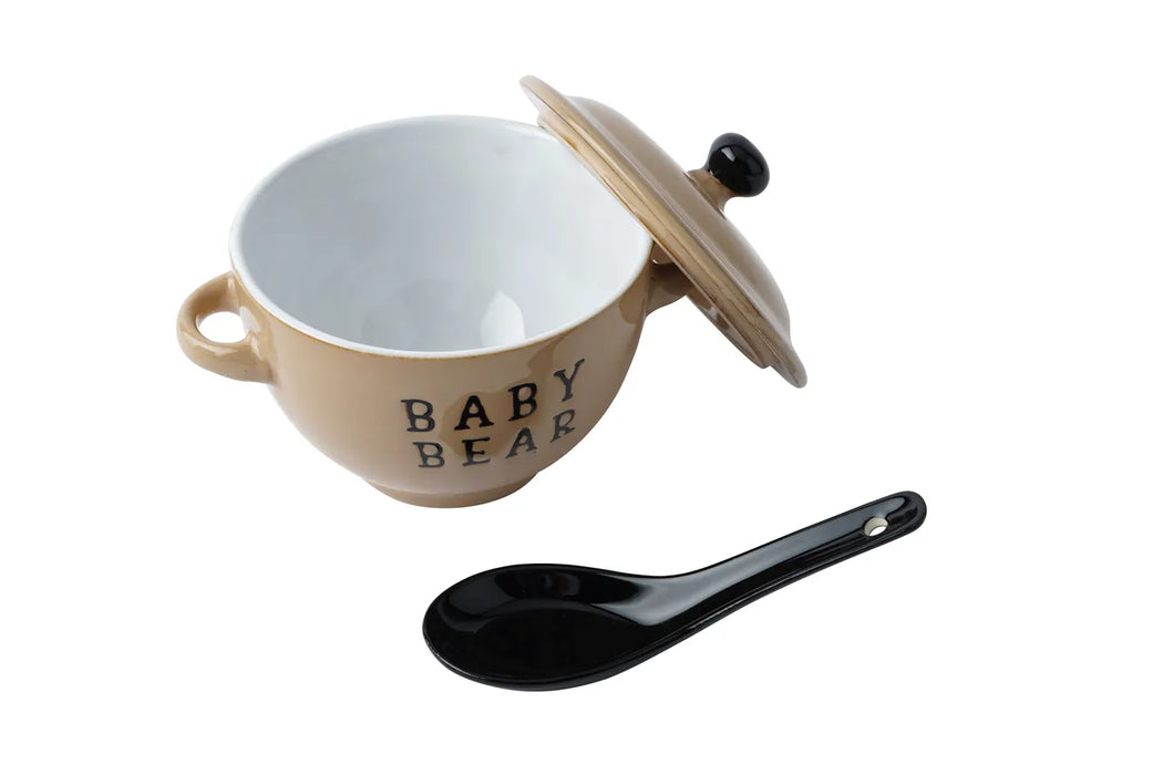 CGB Giftware Loft 'Baby Bear' Porridge Bowl And Spoon