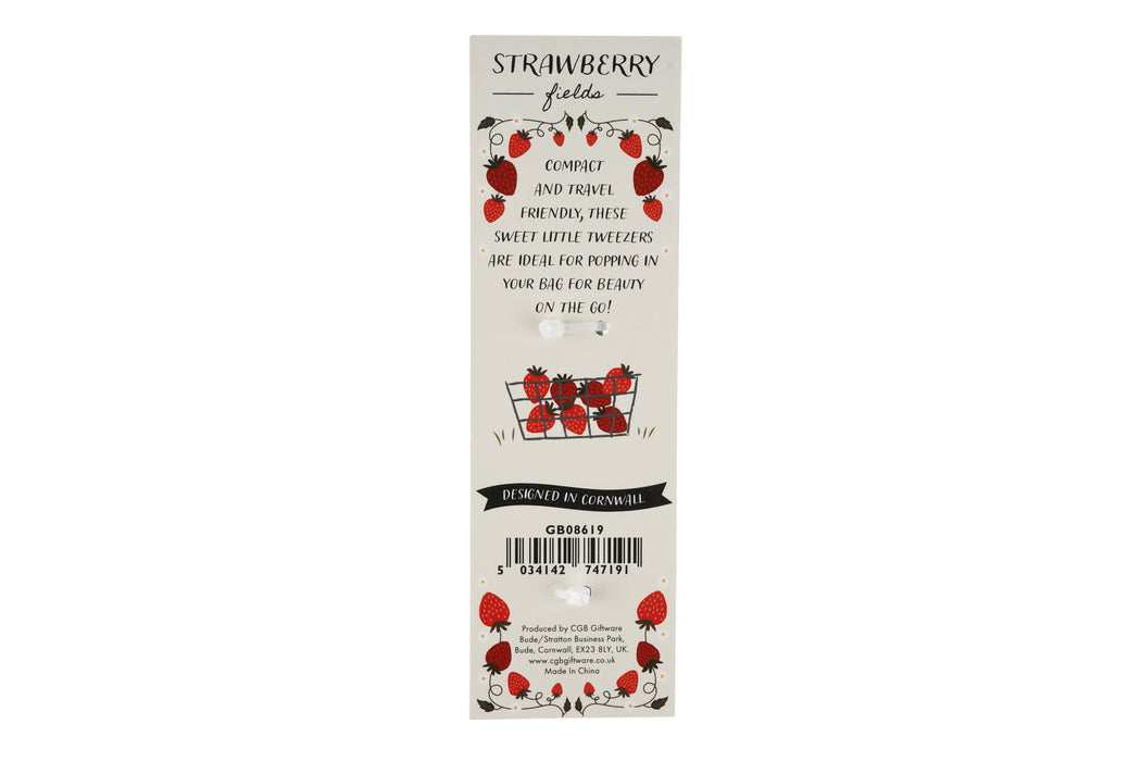 CGB Giftware Strawberry Field Tweezers