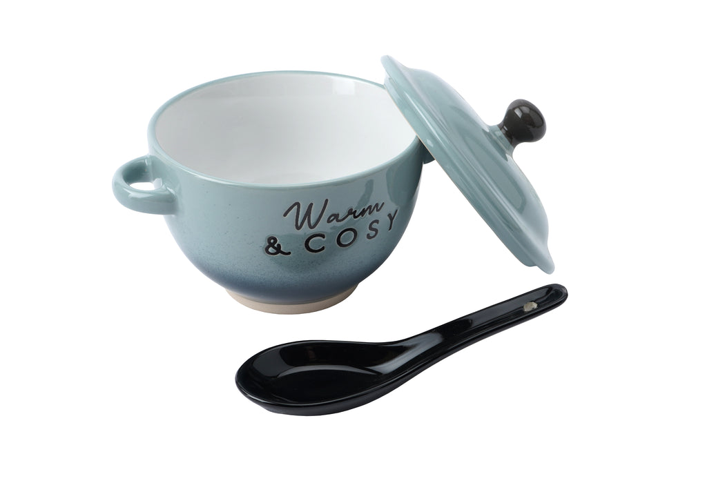 CGB Snuggle Season Collection Warm & Cosy Soup Bowl & Spoon
