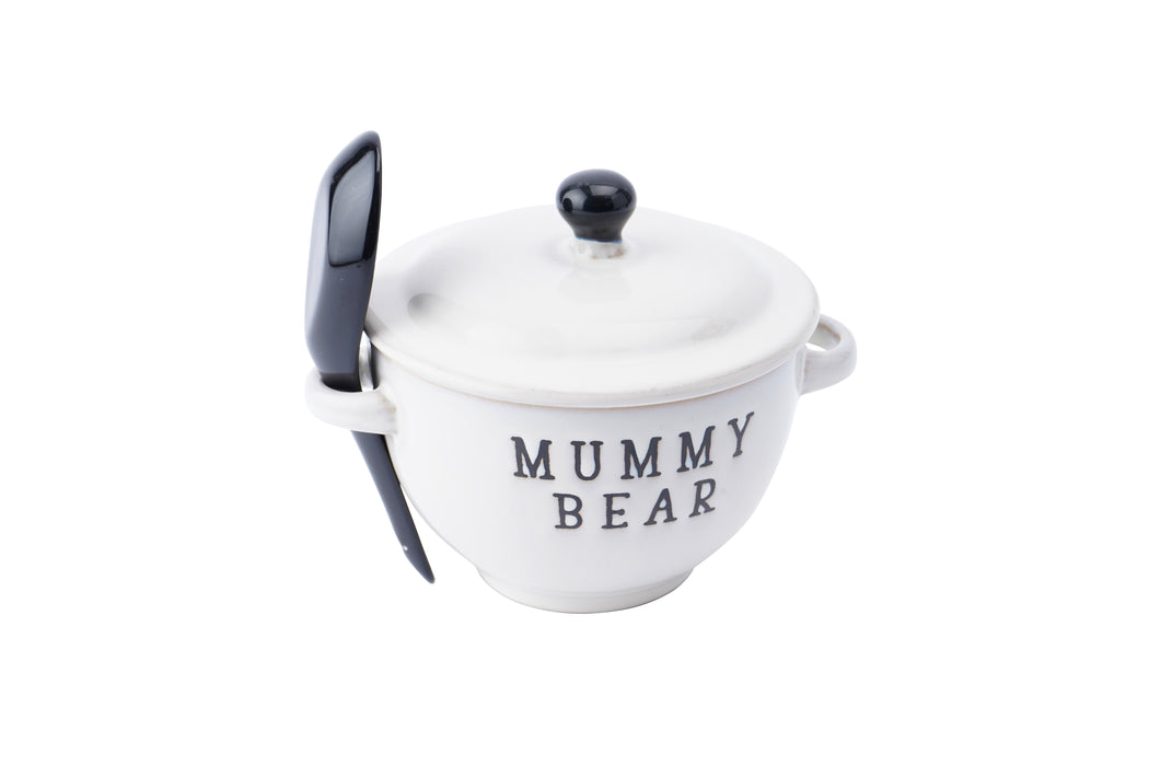 CGB Loft Collection Mummy Bear Porridge Bowl & Spoon