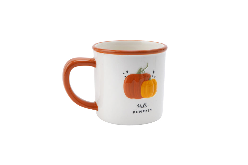 CGB Giftware Snuggle Season 'Hello Pumpkin' Stoneware Mug