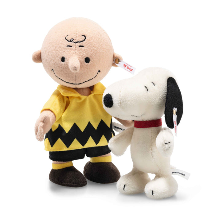 Steiff Hello I am Charlie Brown With Snoopy 75th Anniversary 21cm