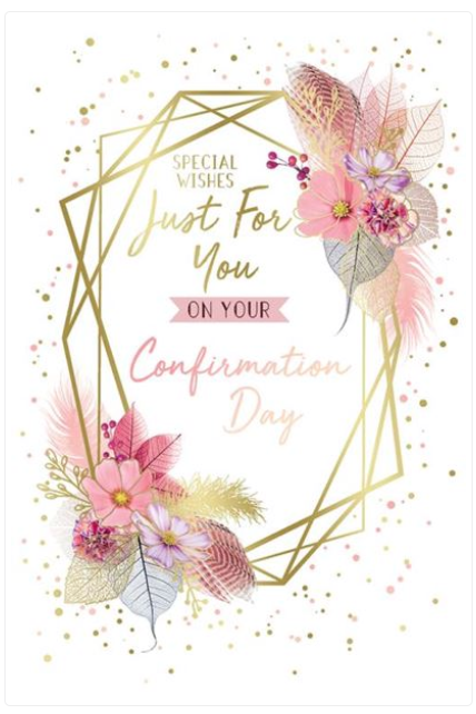 Kingfisher 'Just For You On Your Confirmation Day' Card