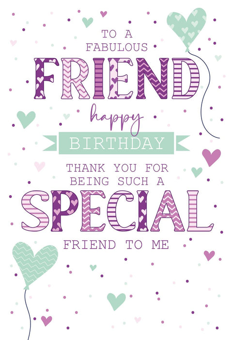 Cherry Orchard 'To A Fabulous Friend' Birthday Card