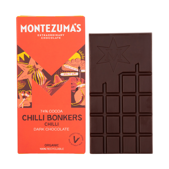 Montezuma*s Chilli Bonkers Dark Chocolate Bar