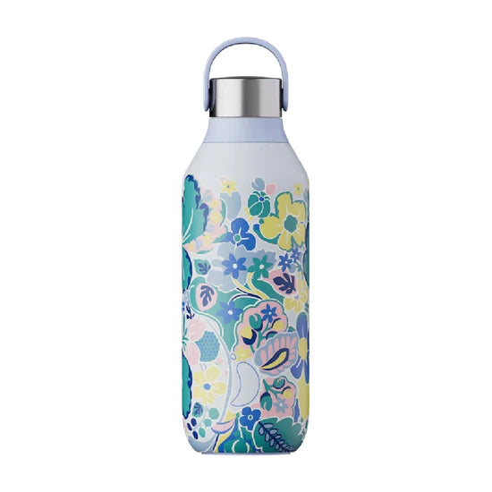 Chilly's Vacuum Insulated 500ml Drinking Bottle Series 2 Liberty - Forest Nouveau