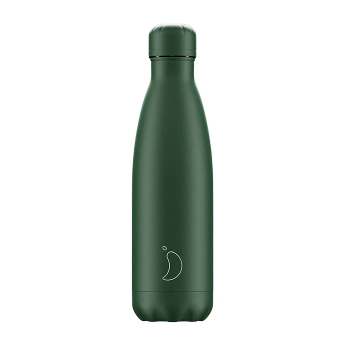 Chilly's Water Bottle 500ml Matte All Green