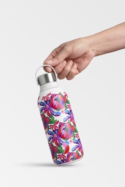 Chilly's Series 2 Patterns Peony Tumble Bottle 500ml