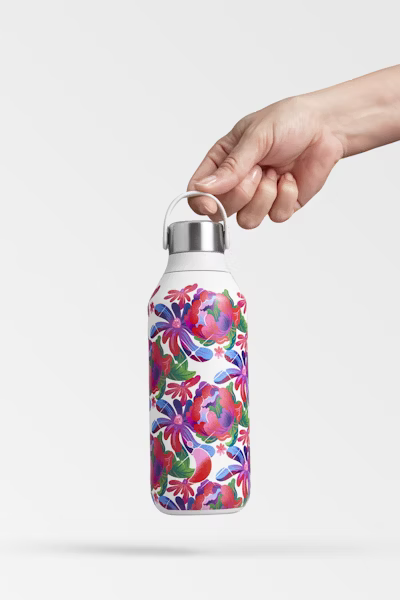 Chilly's Series 2 Patterns Peony Tumble Bottle 500ml