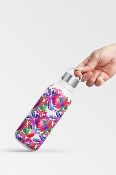 Chilly's Series 2 Patterns Peony Tumble Bottle 500ml