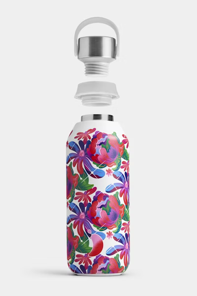 Chilly's Series 2 Patterns Peony Tumble Bottle 500ml