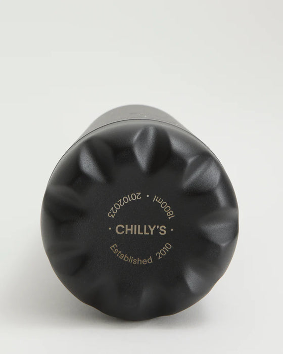 Chilly's Monochrome All Black Water Bottle 500ml