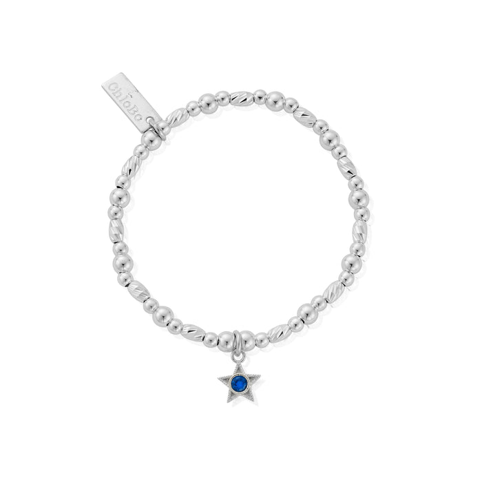 Chlobo Silver December Birthstone Bracelet