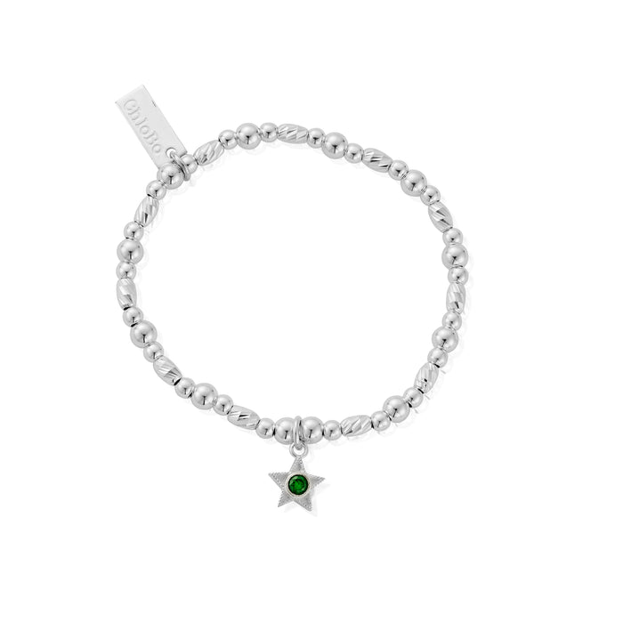 Chlobo Silver May Birthstone Bracelet
