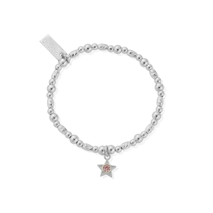Chlobo Silver October Birthstone Bracelet