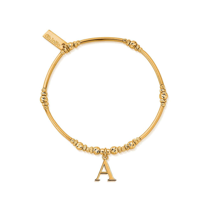 ChloBo Iconic Initial Bracelet Gold - A