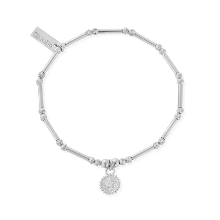 Chlobo Dainty Moon Cut Sparkle Bracelet