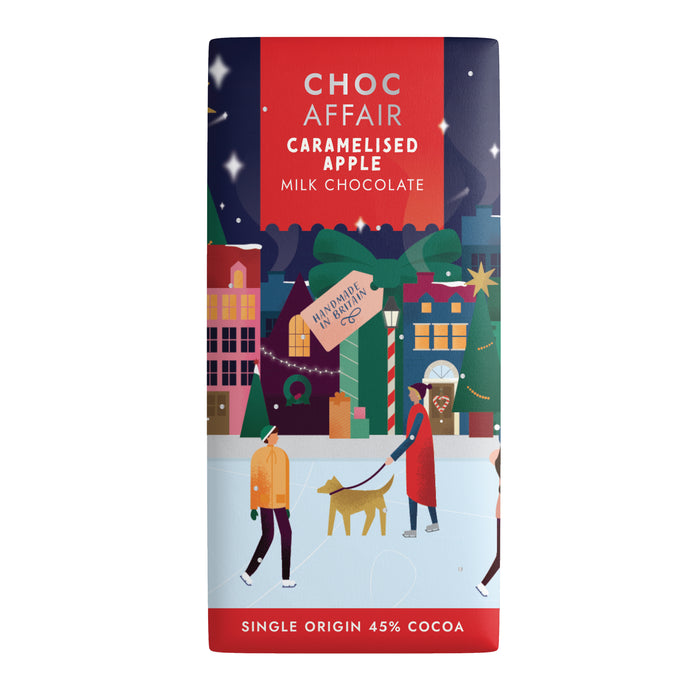 Choc Affair Caramelised Apple Milk Chocolate Bar