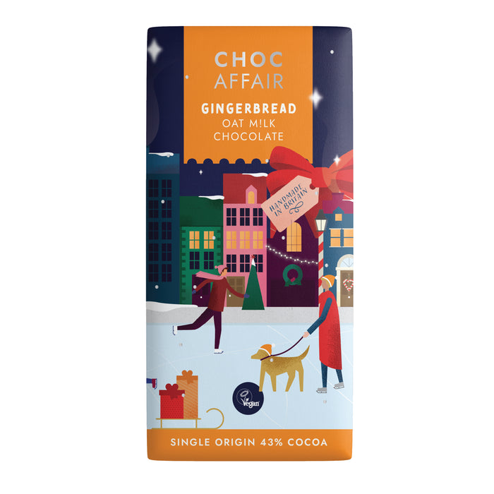 Choc Affair Gingerbread Oat M!lk Chocolate Bar