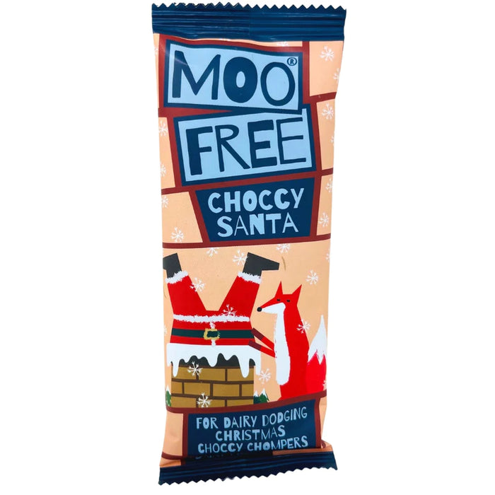 Moo Free Milk Chocolate Santa Bar