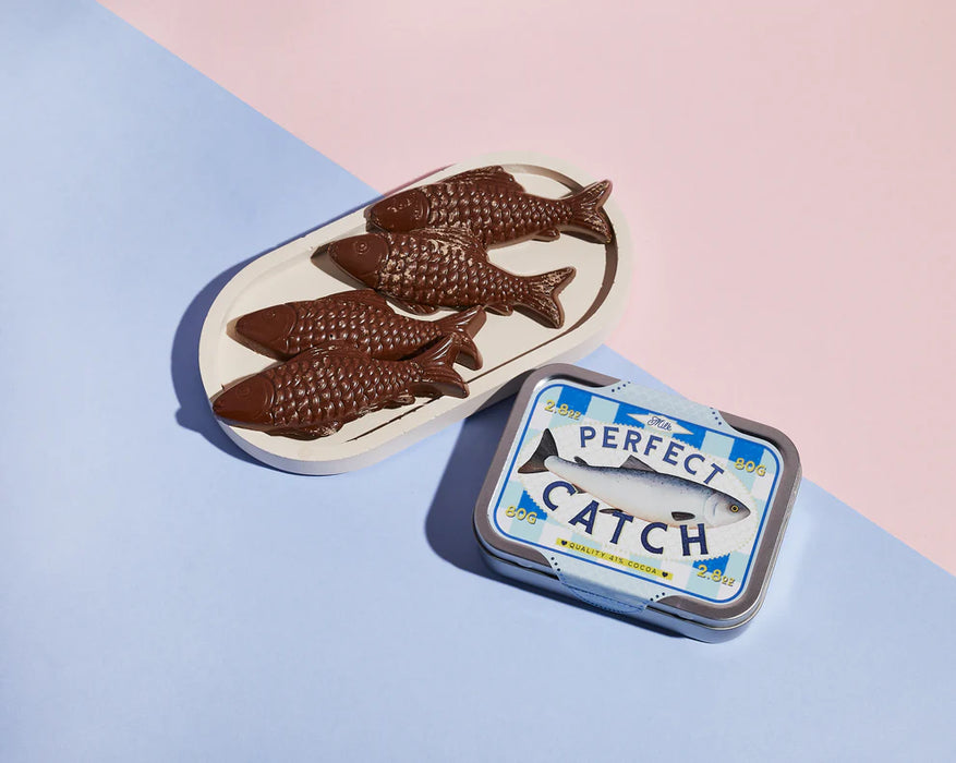 The Chocolate Gift Company Perfect Catch Blue! Milk Chocolate Sardines