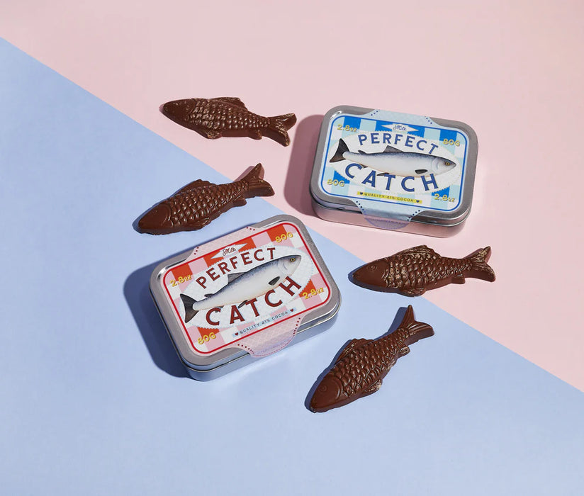 The Chocolate Gift Company Perfect Catch Blue! Milk Chocolate Sardines