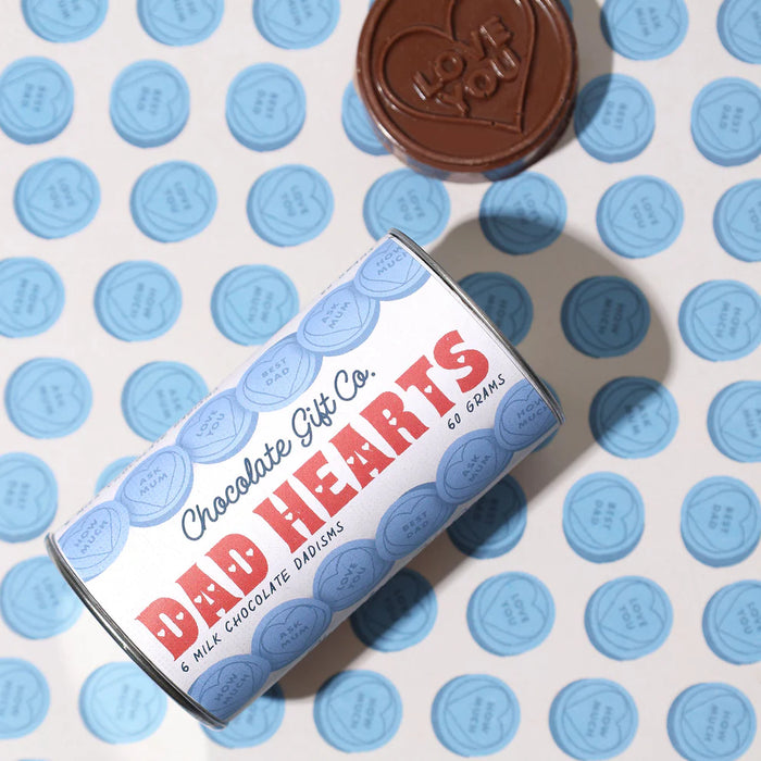 The Chocolate Gift Company Love You 'Dad Hearts'