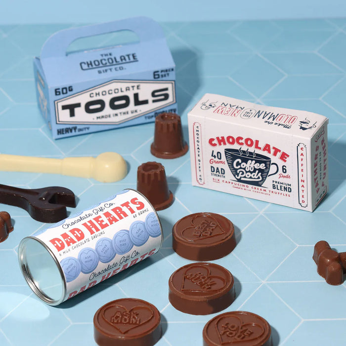 The Chocolate Gift Company Love You 'Dad Hearts'